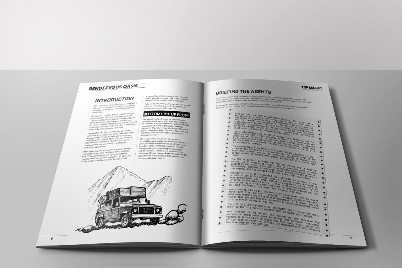 e| Top Secret: Rendezvous Oasis